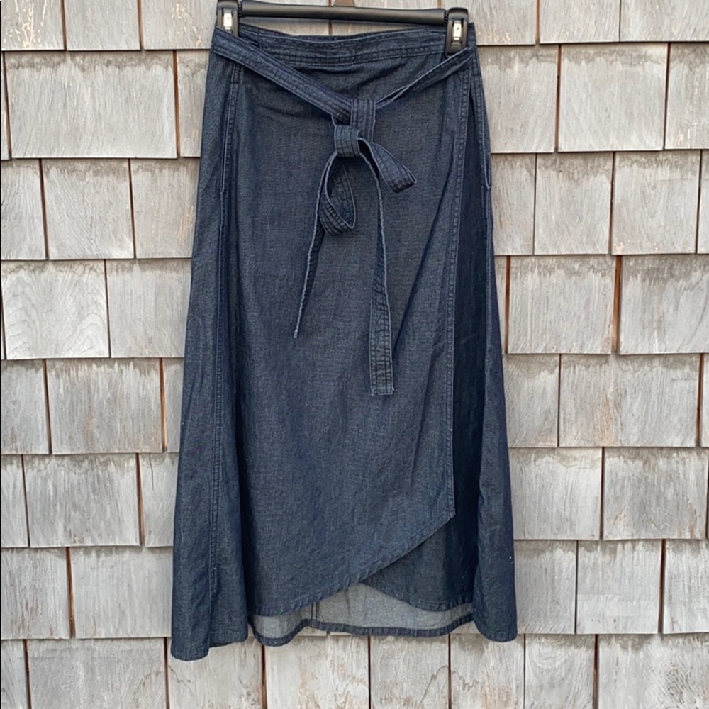 Gap 1969 Denim wrap skirt